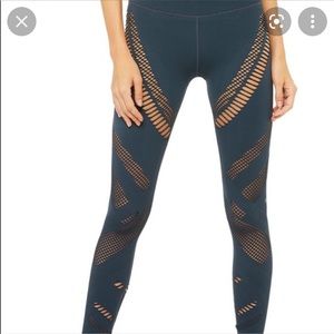 Alo yoga purple seamless legging size S